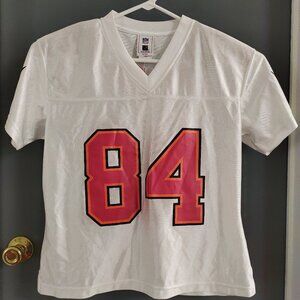 Tampa Bay Buccaneers Women's Large Jersey White #84 Joey Galloway Replica NWT